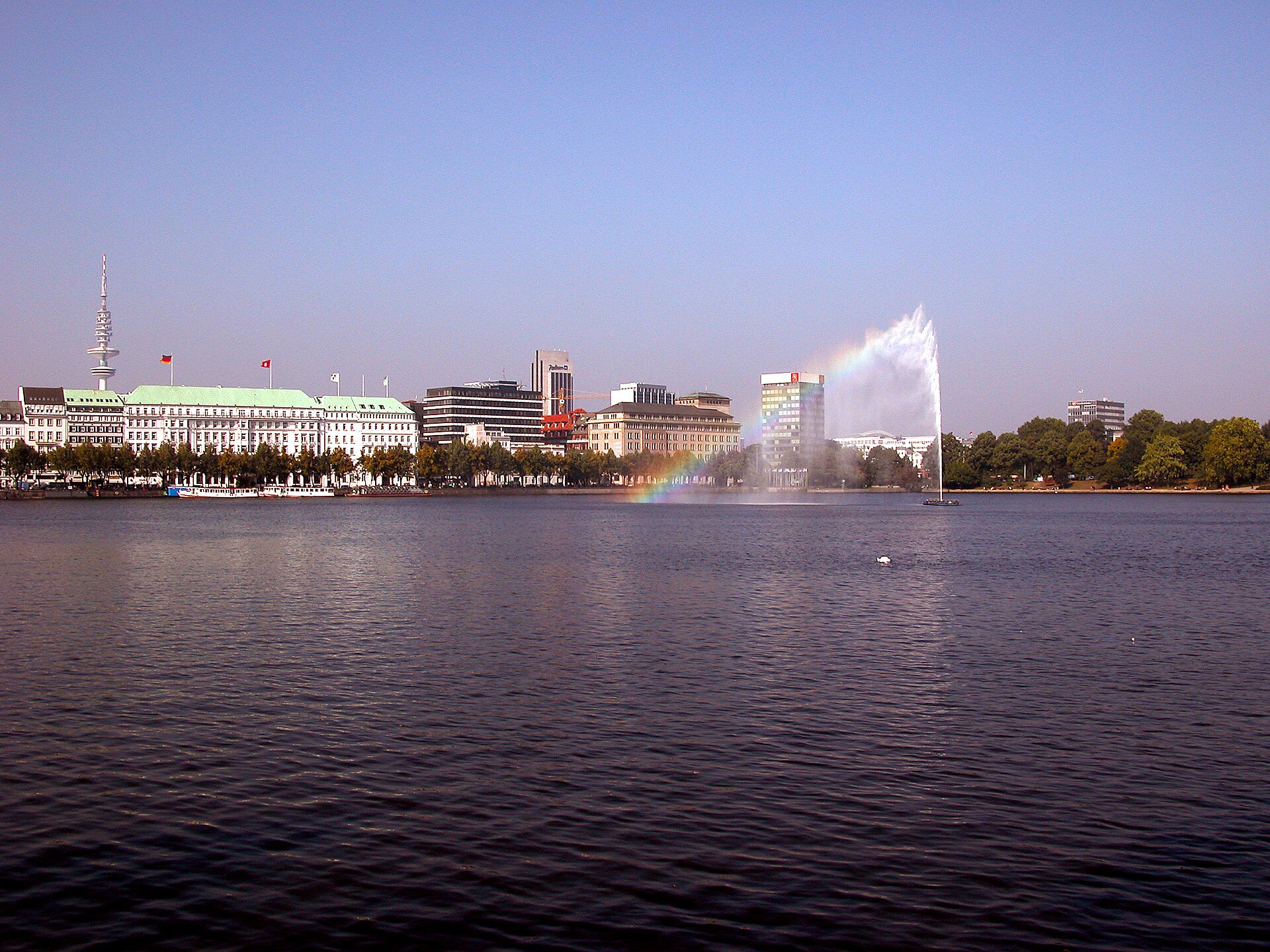 Binnenalster und Außenalster Hamburg